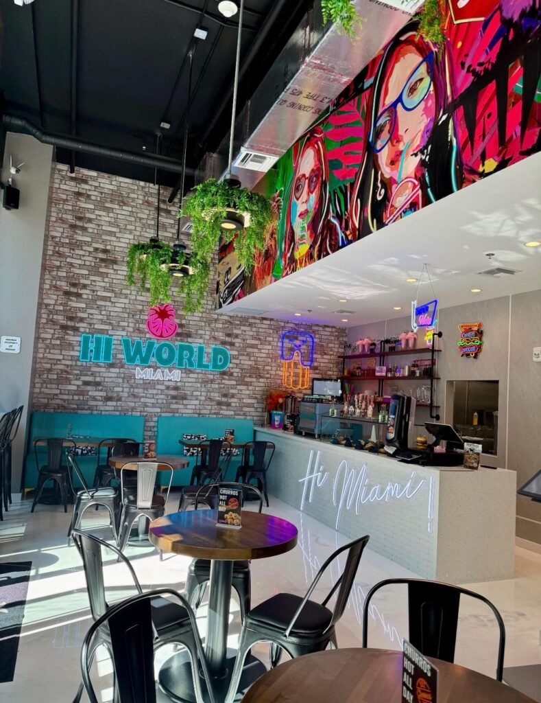 Hi Word Churro World in Downtown Miami FL